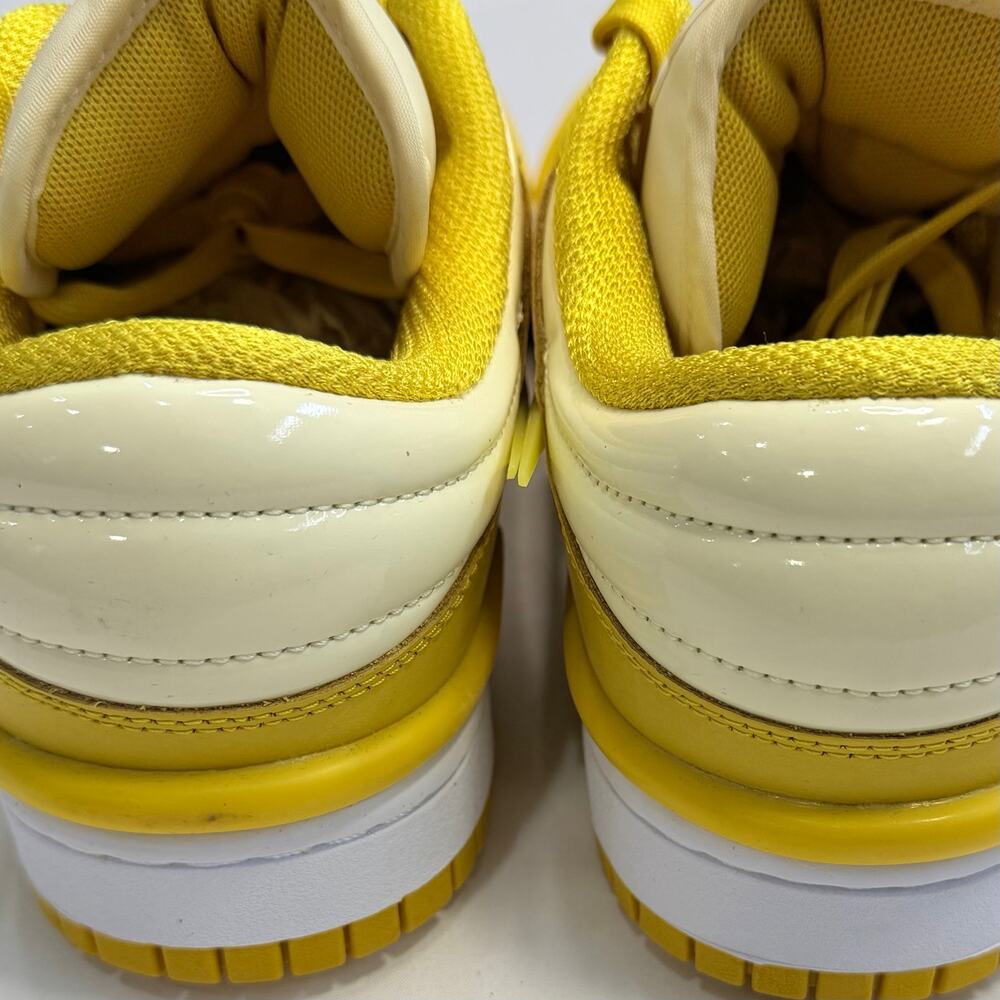 Nike Dunk Low Twist Sneakers Women’s 8.5 Yellow White Leather Shoes NWOB - Picture 7 of 10